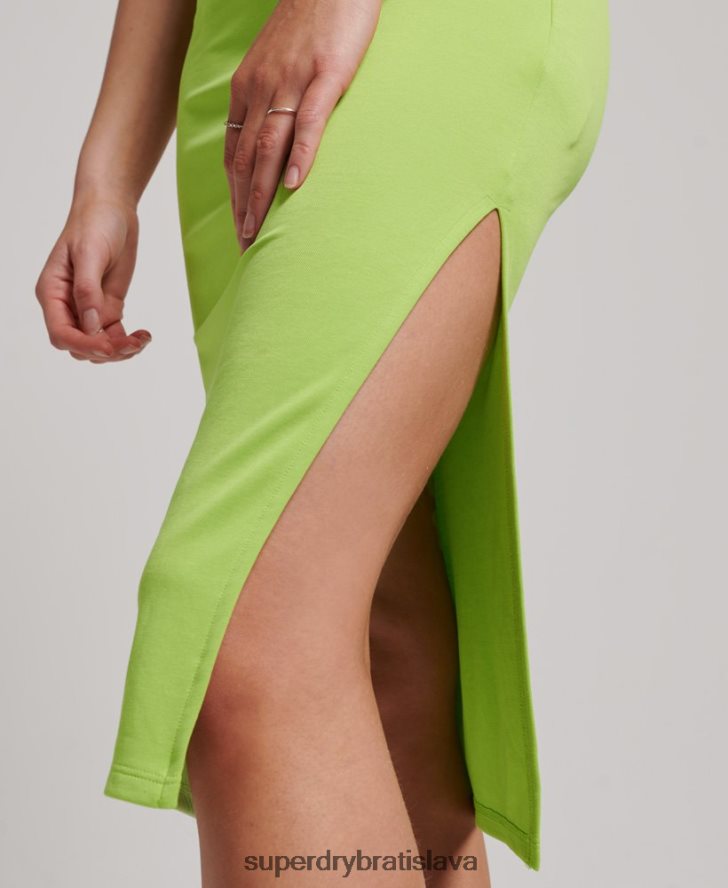 Superdry ženy dres pretekárske šaty 6B4ZTR2381 oblečenie zelená