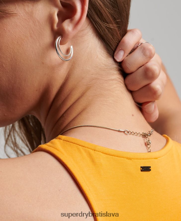 Superdry ženy dres pretekárske mini šaty 6B4ZTR2408 oblečenie žltá