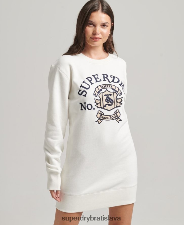 Superdry ženy hrdosť na remeselnícky výstrih 6B4ZTR2457 oblečenie biely