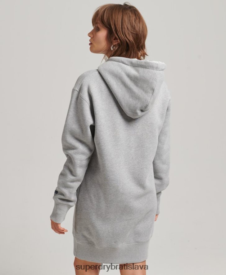Superdry ženy hrdosť na remeselné mikiny 6B4ZTR2456 oblečenie sivá