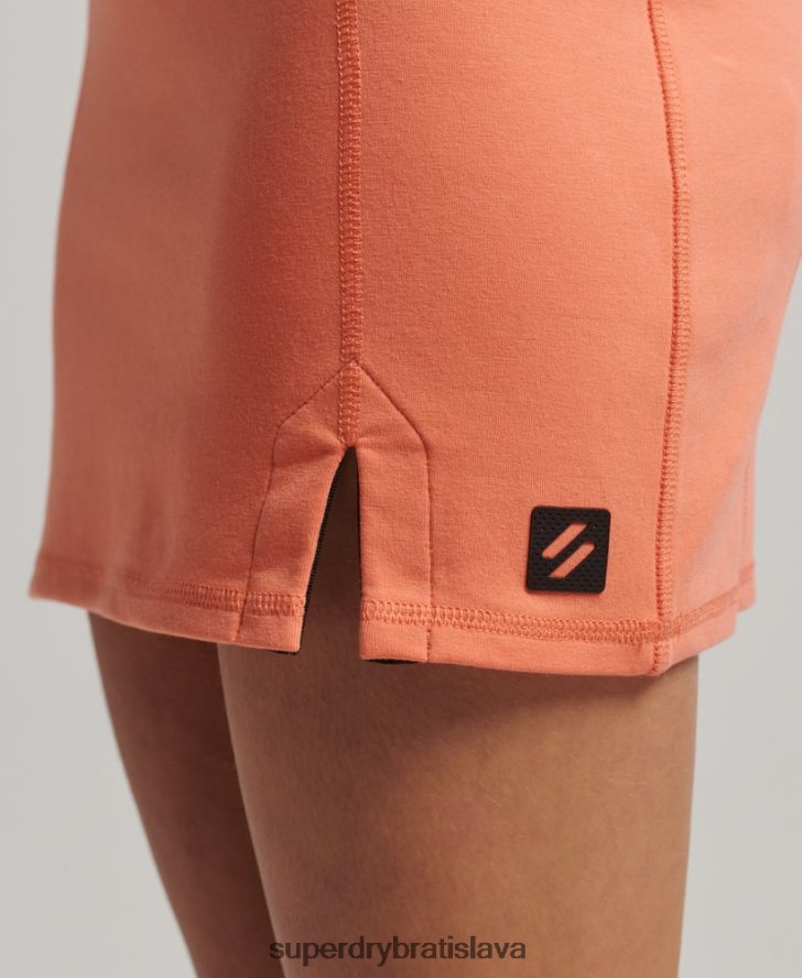Superdry ženy technické šaty 6B4ZTR2509 oblečenie koralový