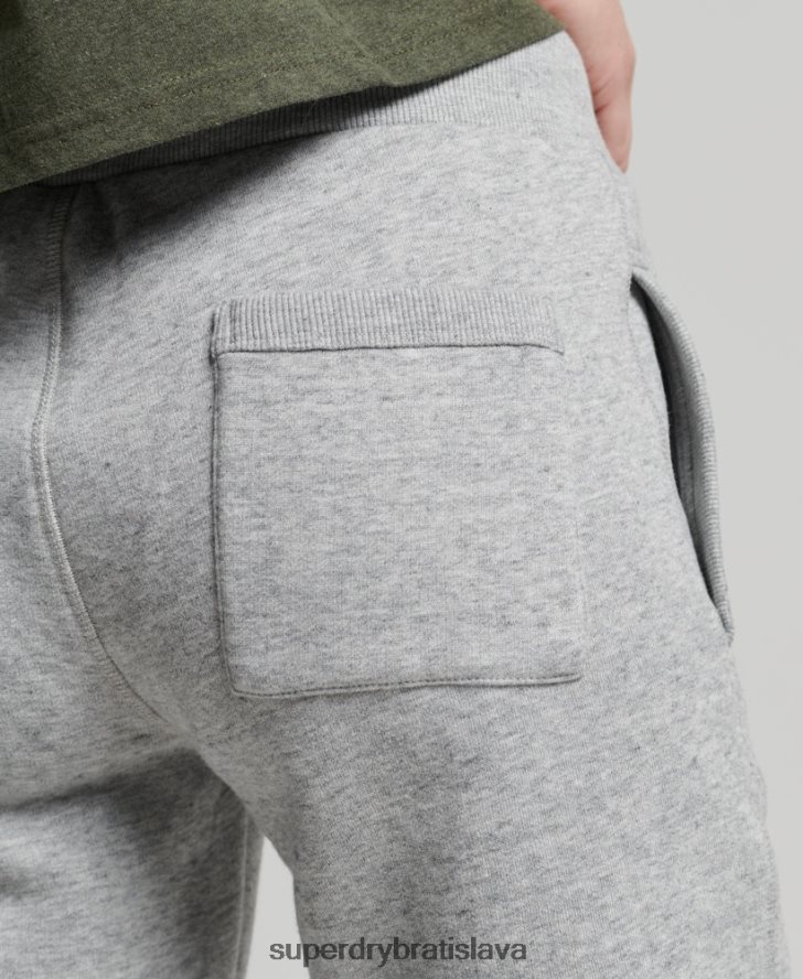 Superdry ženy Kolegiátni bežci v štýle vintage skriptu 6B4ZTR6578 oblečenie sivá