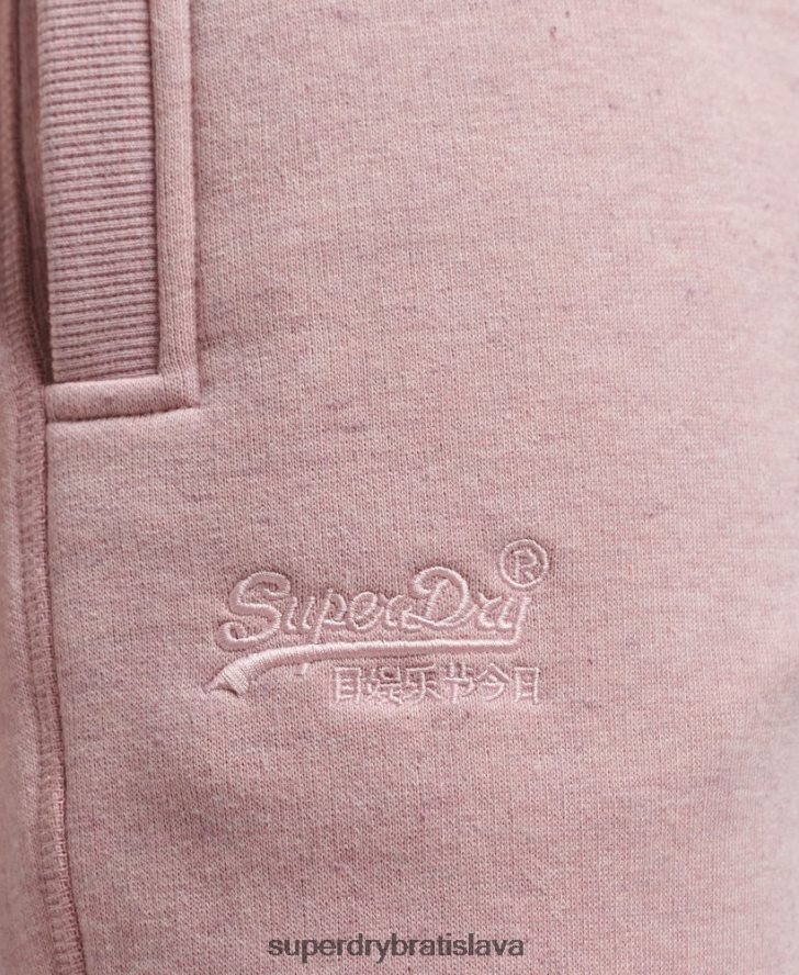 Superdry ženy Základné logo joggers z organickej bavlny 6B4ZTR6597 oblečenie Ružová