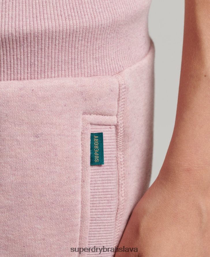 Superdry ženy Základné logo joggers z organickej bavlny 6B4ZTR6597 oblečenie Ružová