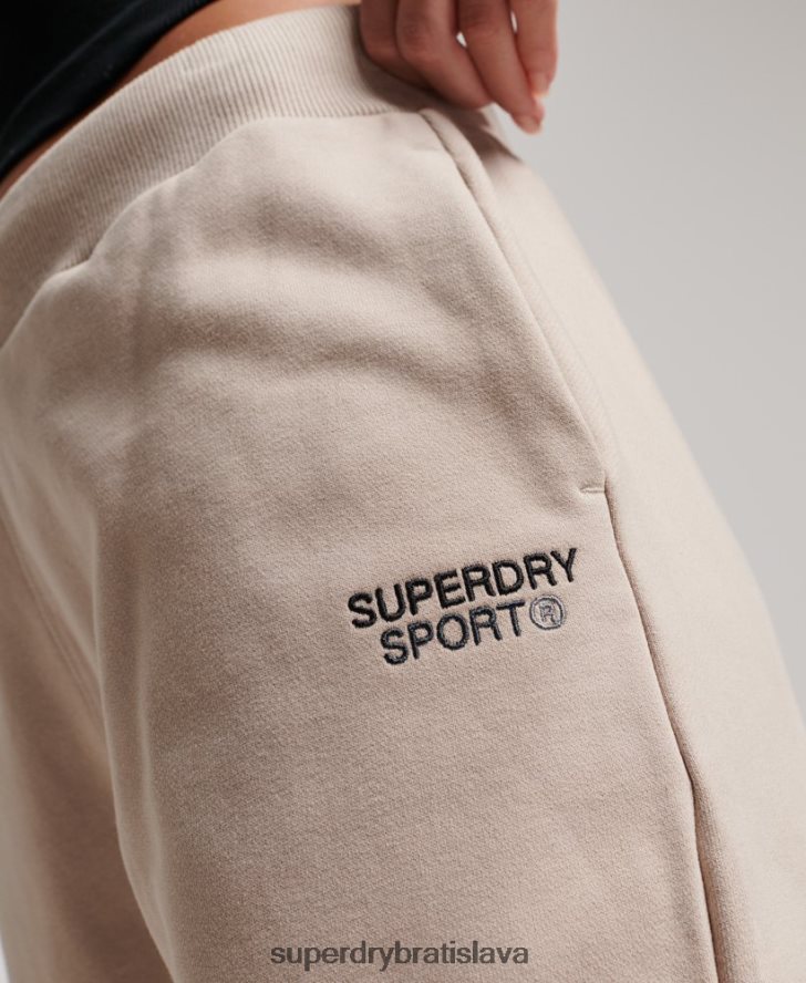 Superdry ženy core joggers 6B4ZTR3905 oblečenie béžová