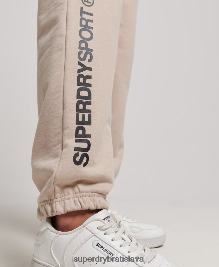Superdry ženy core joggers 6B4ZTR3905 oblečenie béžová