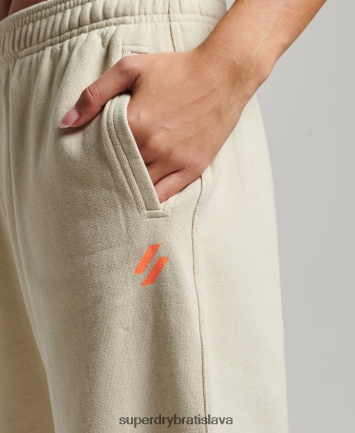 Superdry ženy core sports joggers 6B4ZTR3902 oblečenie béžová