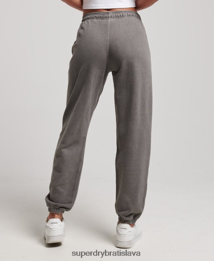 Superdry ženy core sports joggers 6B4ZTR3926 oblečenie sivá