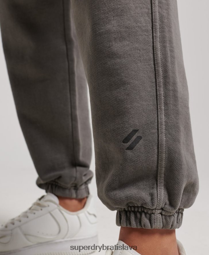 Superdry ženy core sports joggers 6B4ZTR3926 oblečenie sivá