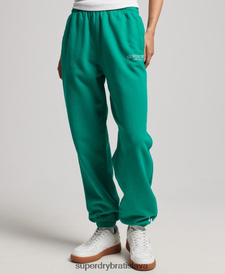 Superdry ženy core sports joggers 6B4ZTR3931 oblečenie zelená