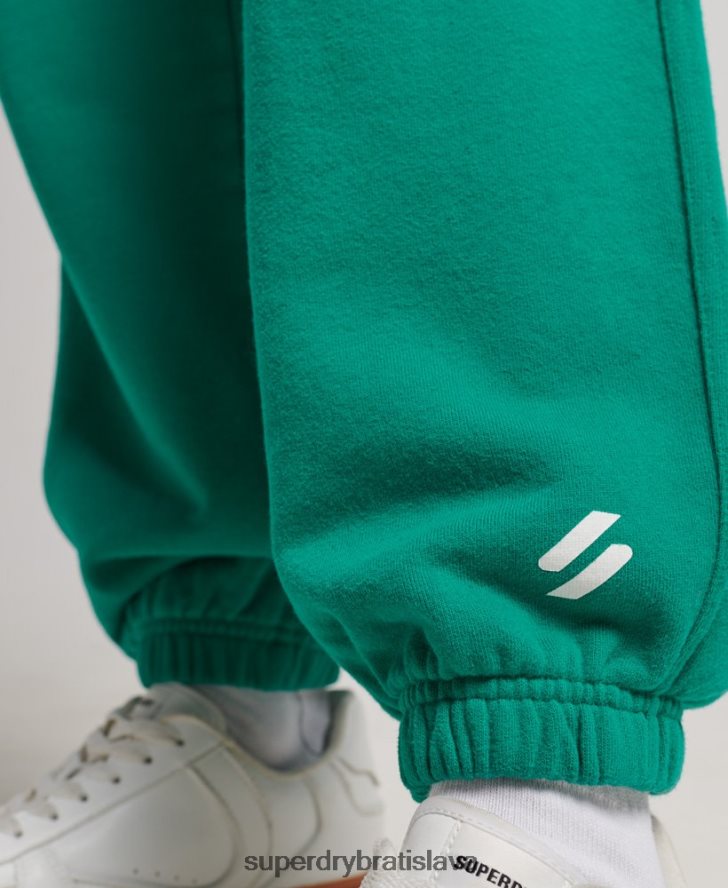 Superdry ženy core sports joggers 6B4ZTR3931 oblečenie zelená