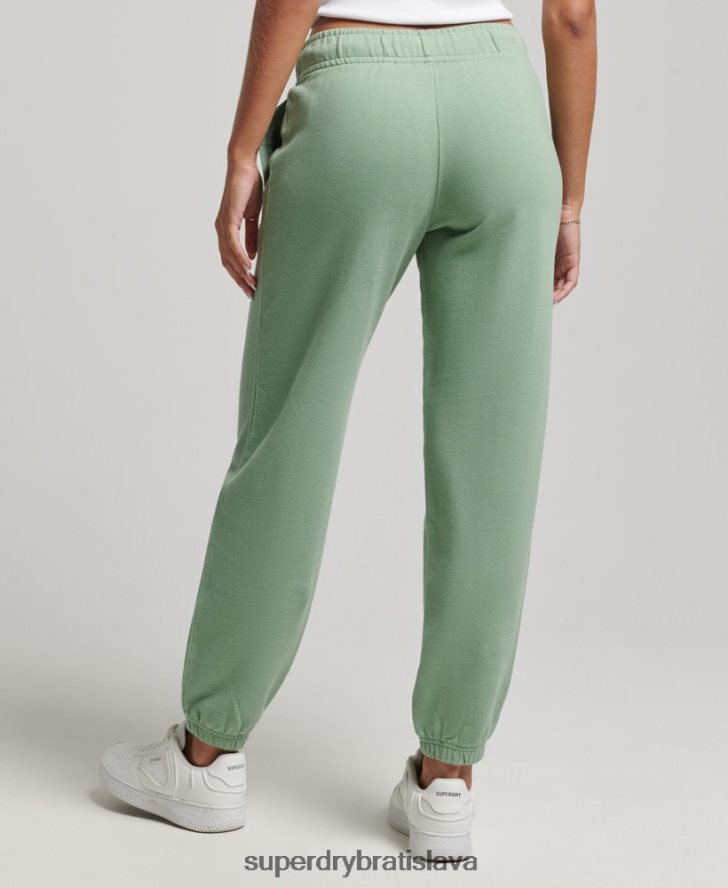 Superdry ženy dedičstvo priateľ vyšívané joggers 6B4ZTR6594 oblečenie zelená