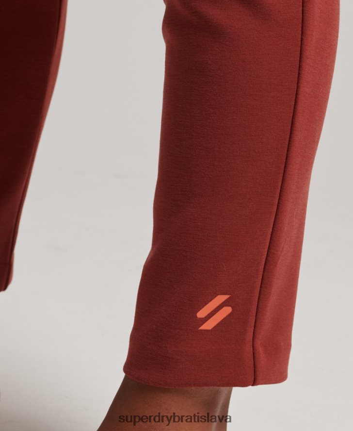 Superdry ženy flex prispôsobené joggery 6B4ZTR3914 oblečenie hnedá