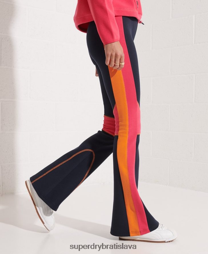 Superdry ženy horská vyvýšená svetlice jogger 6B4ZTR3948 oblečenie námorníctvo