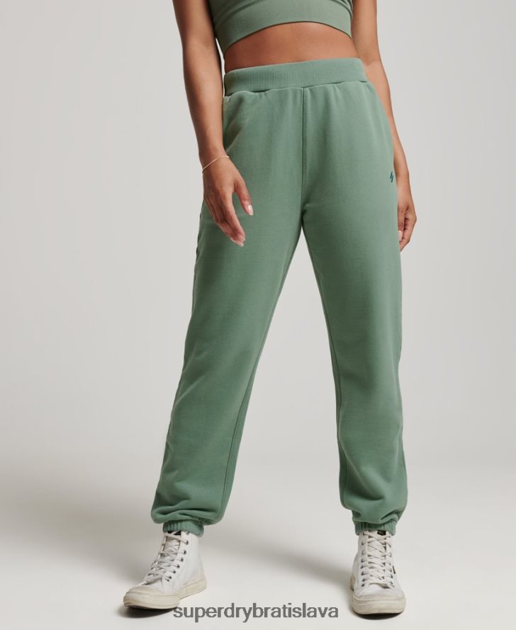 Superdry ženy jadrové výškové joggery 6B4ZTR3901 oblečenie zelená