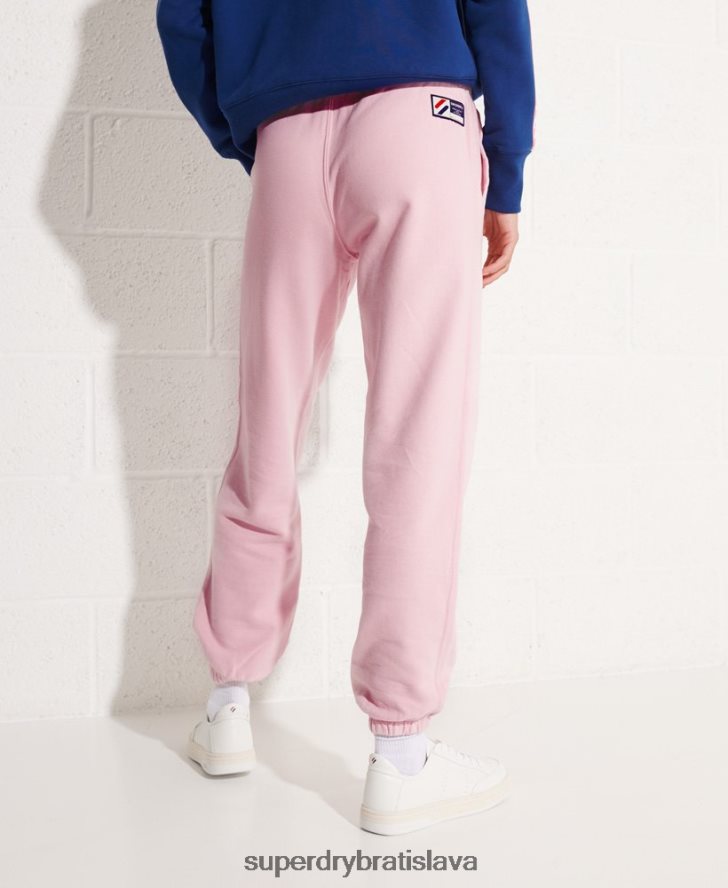 Superdry ženy organická bavlna kód základné joggers 6B4ZTR6599 oblečenie Ružová