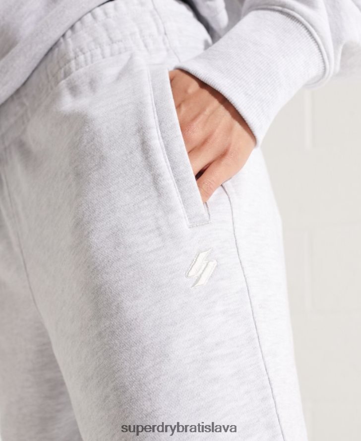 Superdry ženy organická bavlna kód základné joggers 6B4ZTR6682 oblečenie svetlo šedá