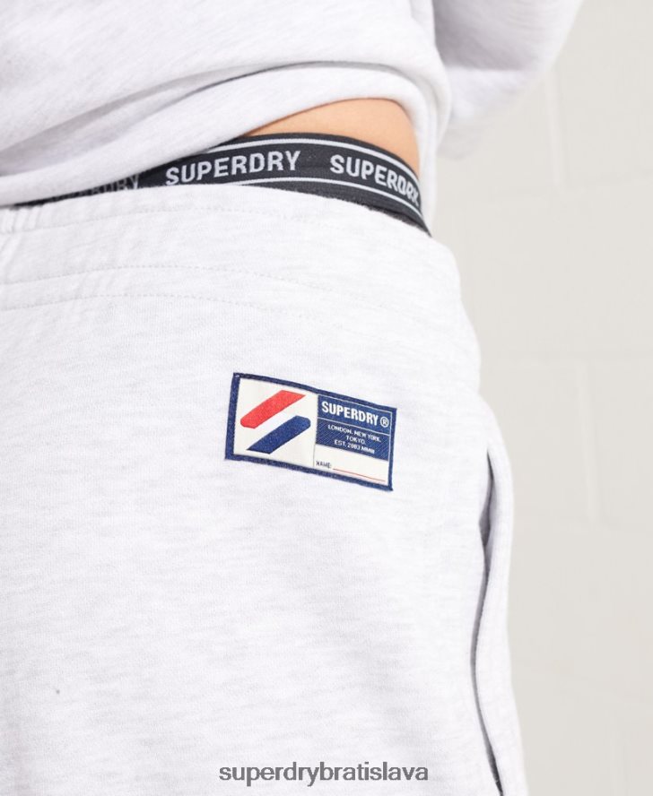 Superdry ženy organická bavlna kód základné joggers 6B4ZTR6682 oblečenie svetlo šedá