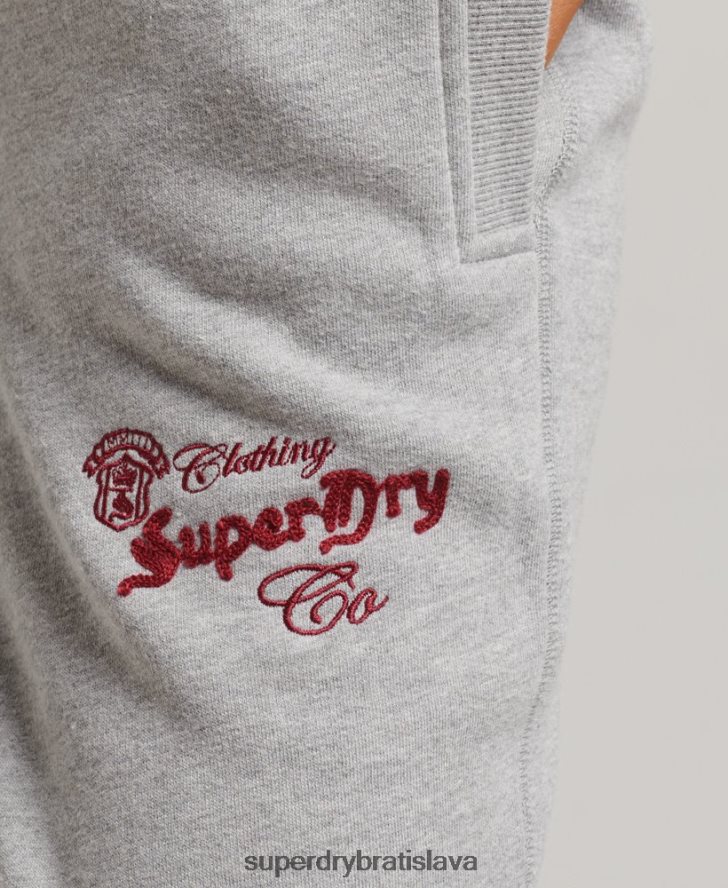 Superdry ženy pride & craft joggers 6B4ZTR3918 oblečenie sivá