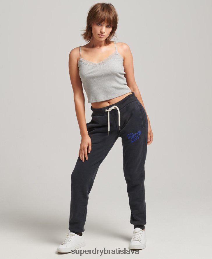 Superdry ženy pride & craft joggers 6B4ZTR3922 oblečenie námorníctvo
