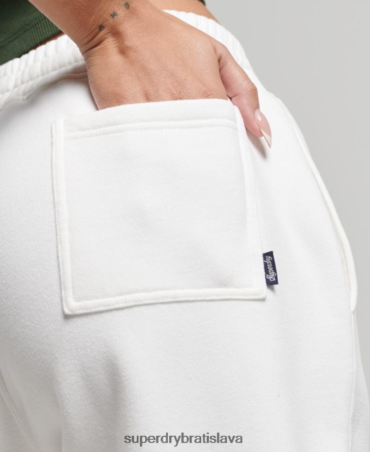 Superdry ženy ročník vysokoškolských joggerov 6B4ZTR6633 oblečenie krém