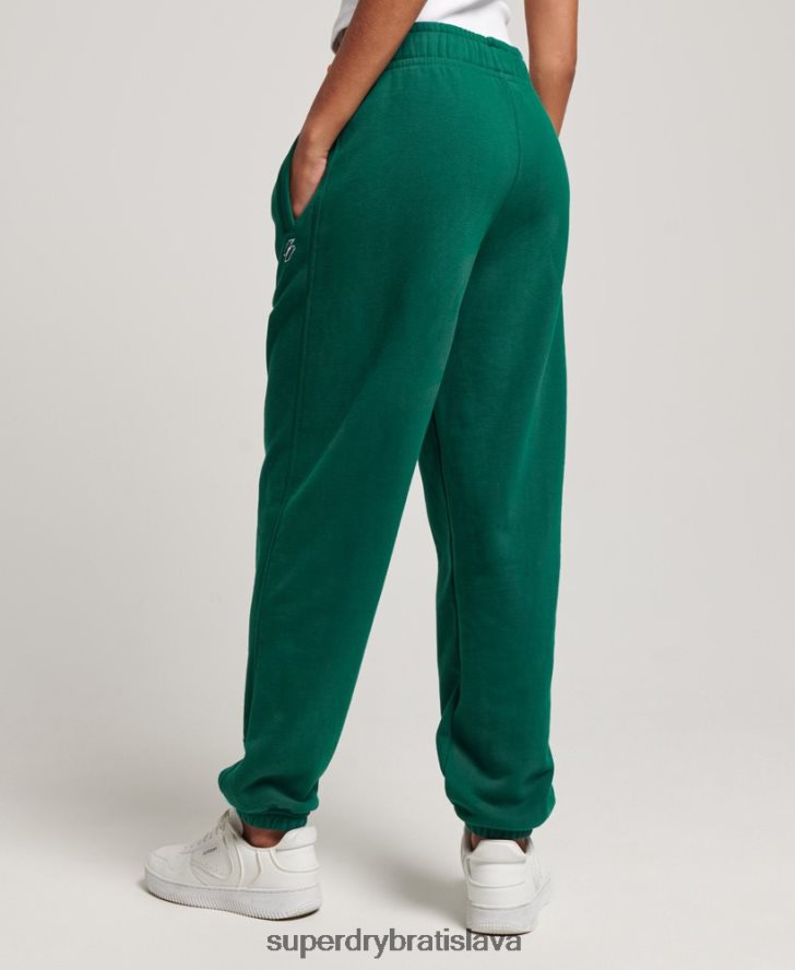 Superdry ženy skript grafický priateľ joggers 6B4ZTR6685 oblečenie zelená