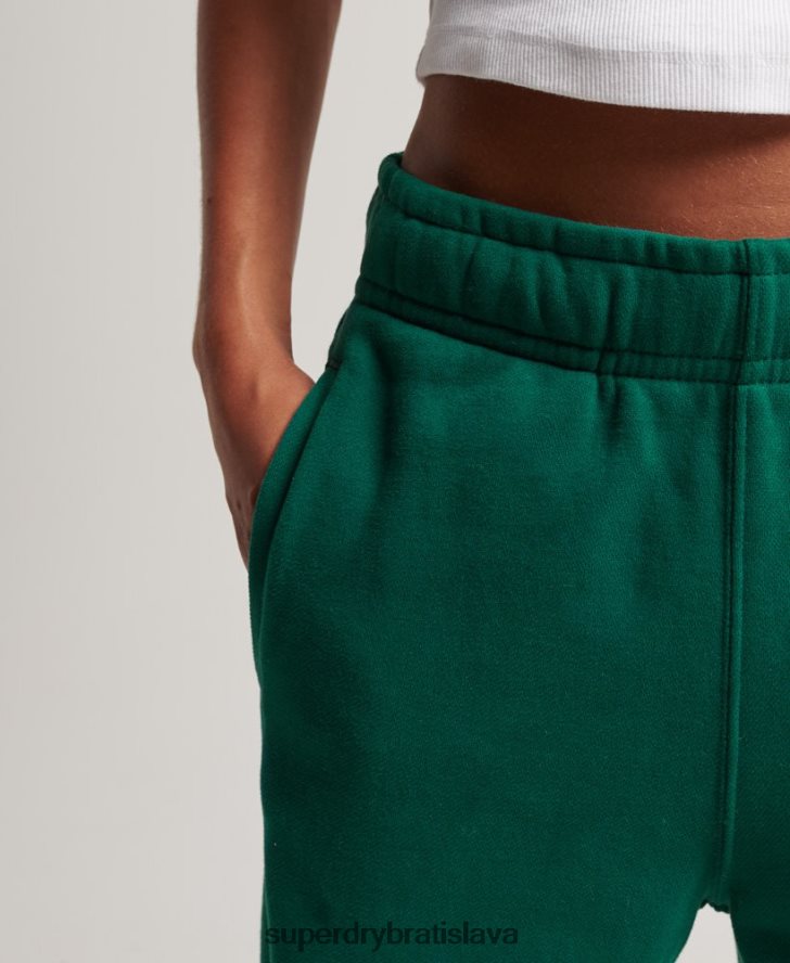 Superdry ženy skript grafický priateľ joggers 6B4ZTR6685 oblečenie zelená