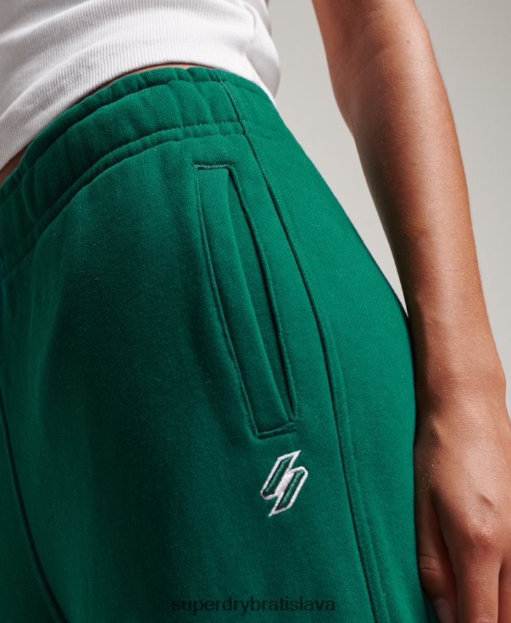 Superdry ženy skript grafický priateľ joggers 6B4ZTR6685 oblečenie zelená