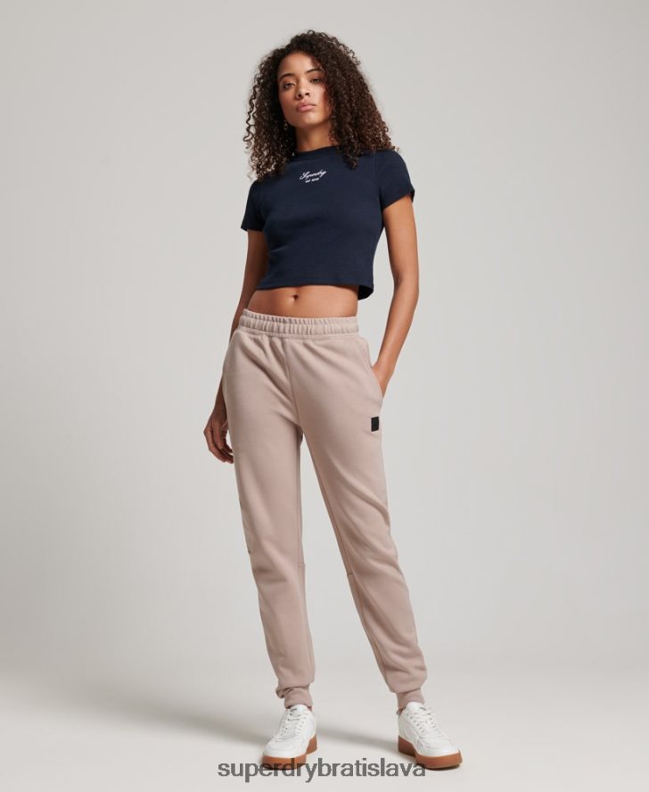 Superdry ženy tech joggerov 6B4ZTR3897 oblečenie svetlo šedá