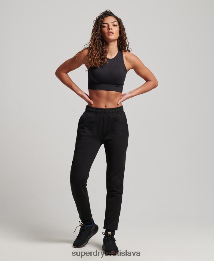 Superdry ženy tech joggerov 6B4ZTR3921 oblečenie čierna