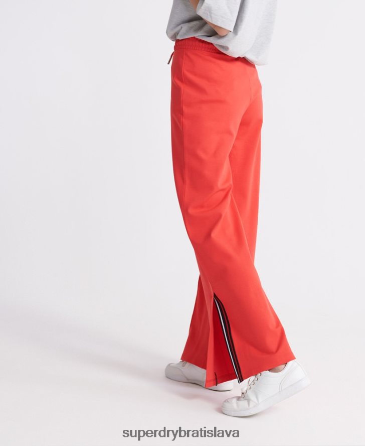 Superdry ženy upraviť wide leg joggers 6B4ZTR3939 oblečenie červená