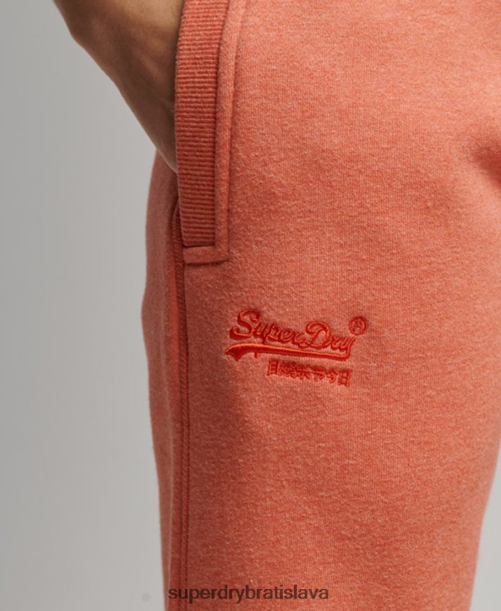 Superdry ženy vintage logo vyšívané joggery 6B4ZTR3913 oblečenie koralový