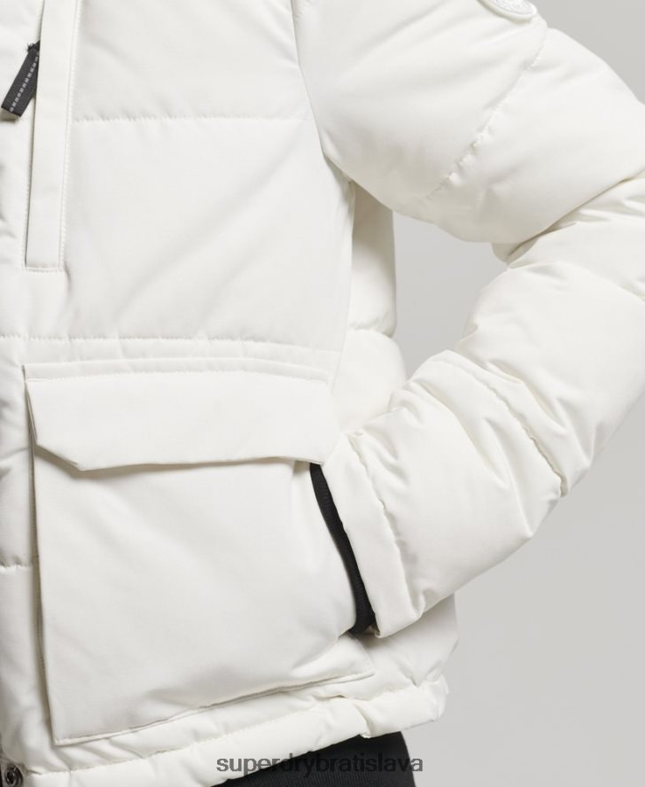 Superdry ženy Everest bomber bunda 6B4ZTR3768 oblečenie krém