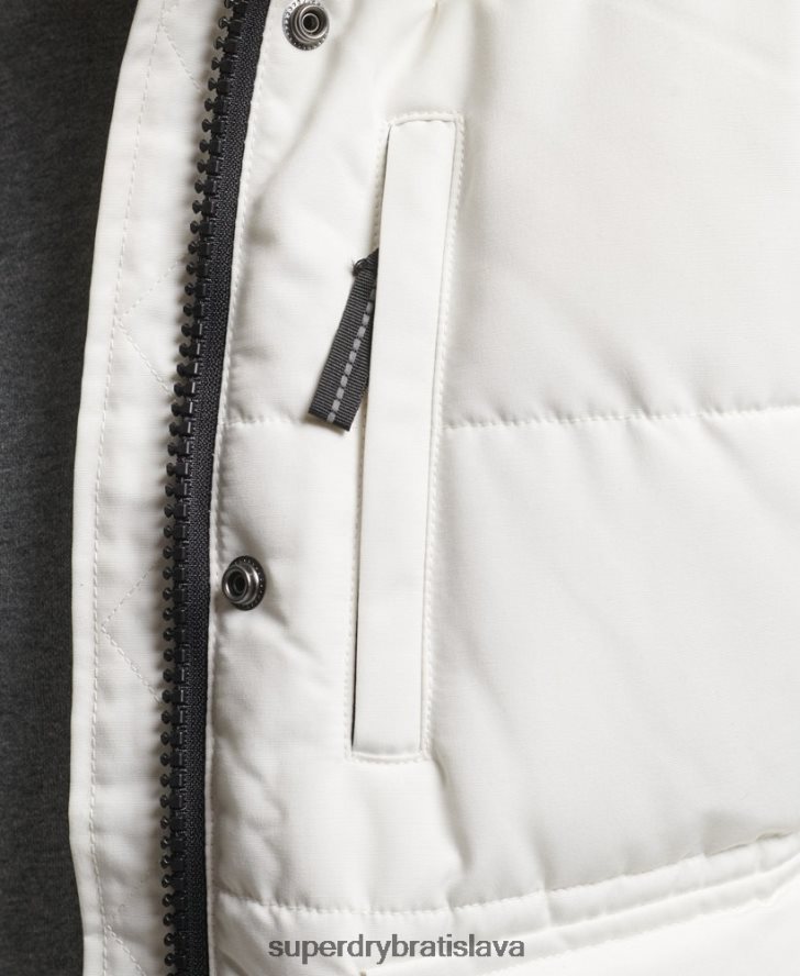 Superdry ženy Everest bomber bunda 6B4ZTR3768 oblečenie krém