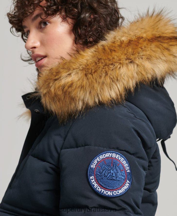 Superdry ženy Everest bomber bunda 6B4ZTR3769 oblečenie námorníctvo