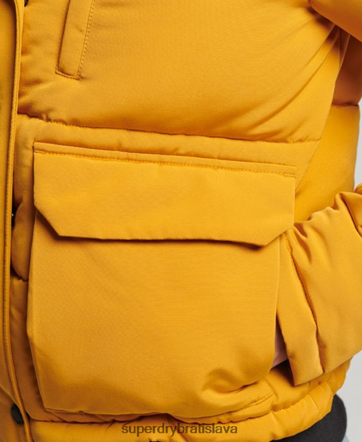 Superdry ženy Everest bomber bunda 6B4ZTR3811 oblečenie žltá