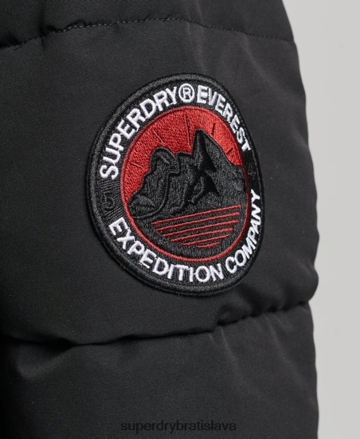 Superdry ženy Everest bomber bunda 6B4ZTR5736 oblečenie čierna