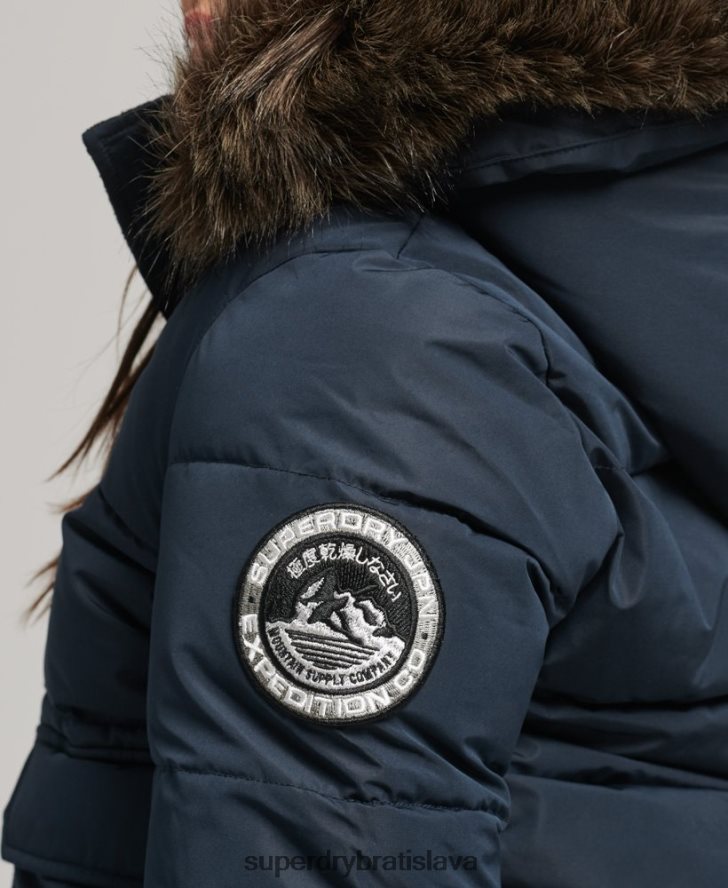 Superdry ženy Everest ella bomber bunda 6B4ZTR5628 oblečenie námorníctvo