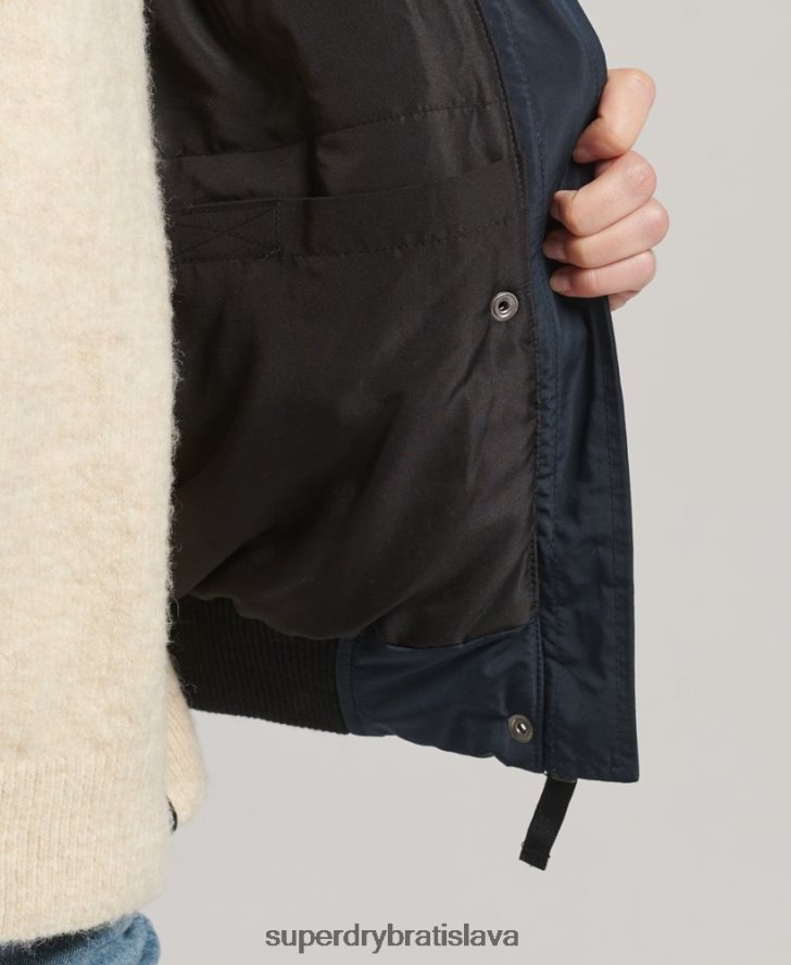 Superdry ženy Everest ella bomber bunda 6B4ZTR5628 oblečenie námorníctvo