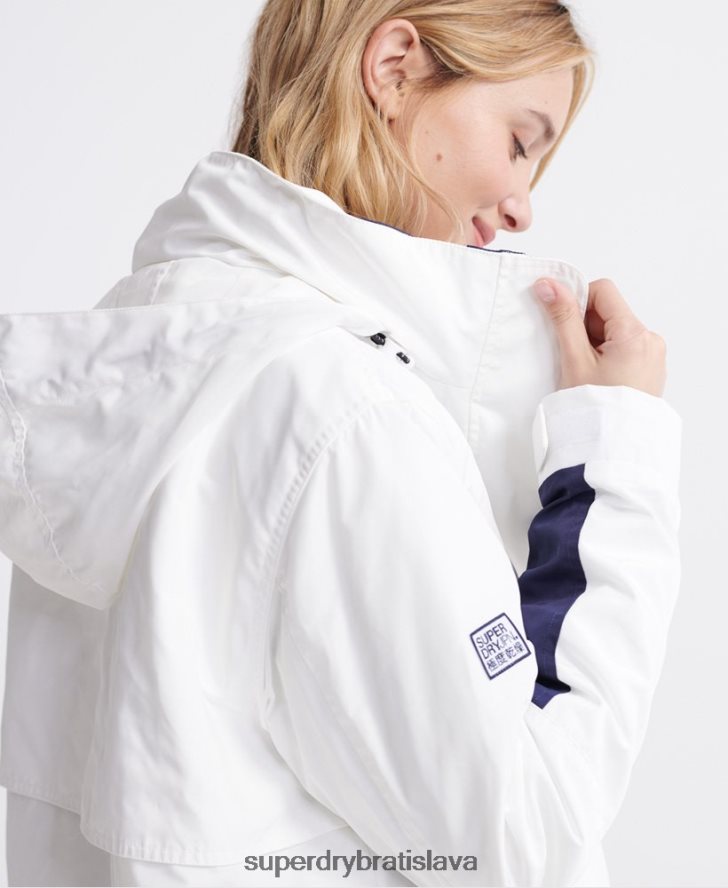 Superdry ženy Základná bunda 4 v 1 s dlhým rukávom 6B4ZTR3857 oblečenie krém