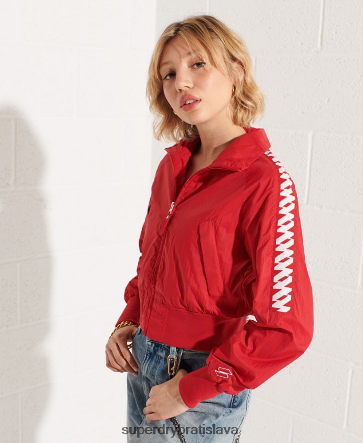 Superdry ženy bunda code energy sd-windrunner 6B4ZTR5670 oblečenie červená