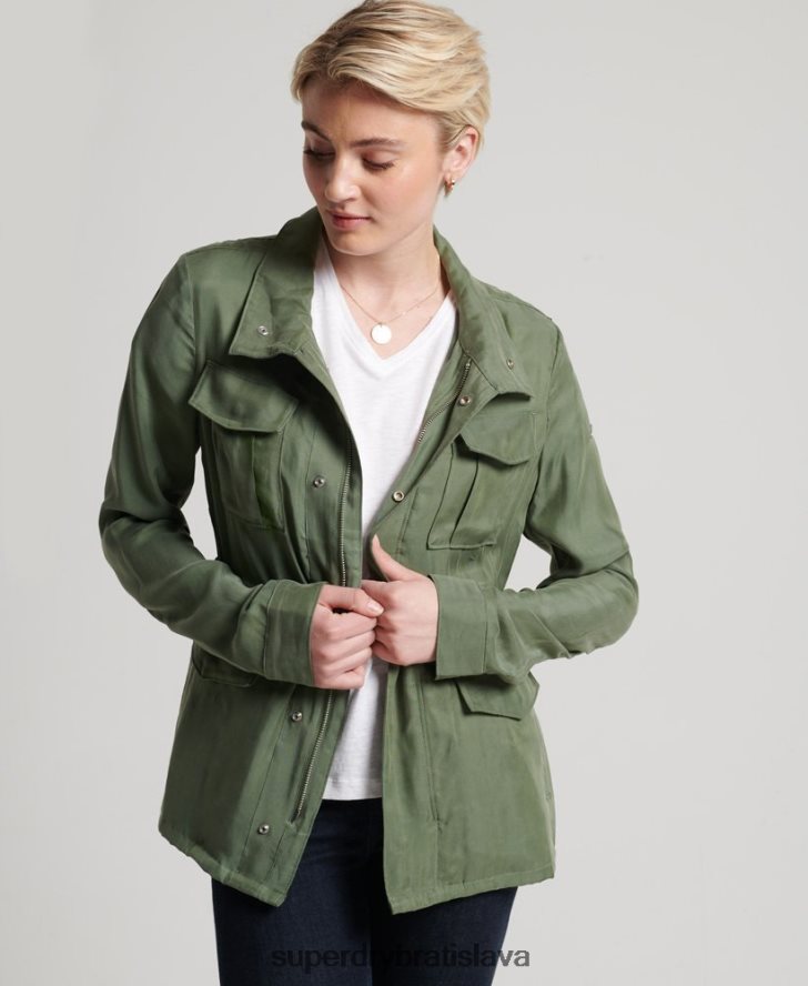 Superdry ženy bunda cupro m65 6B4ZTR3544 oblečenie zelená