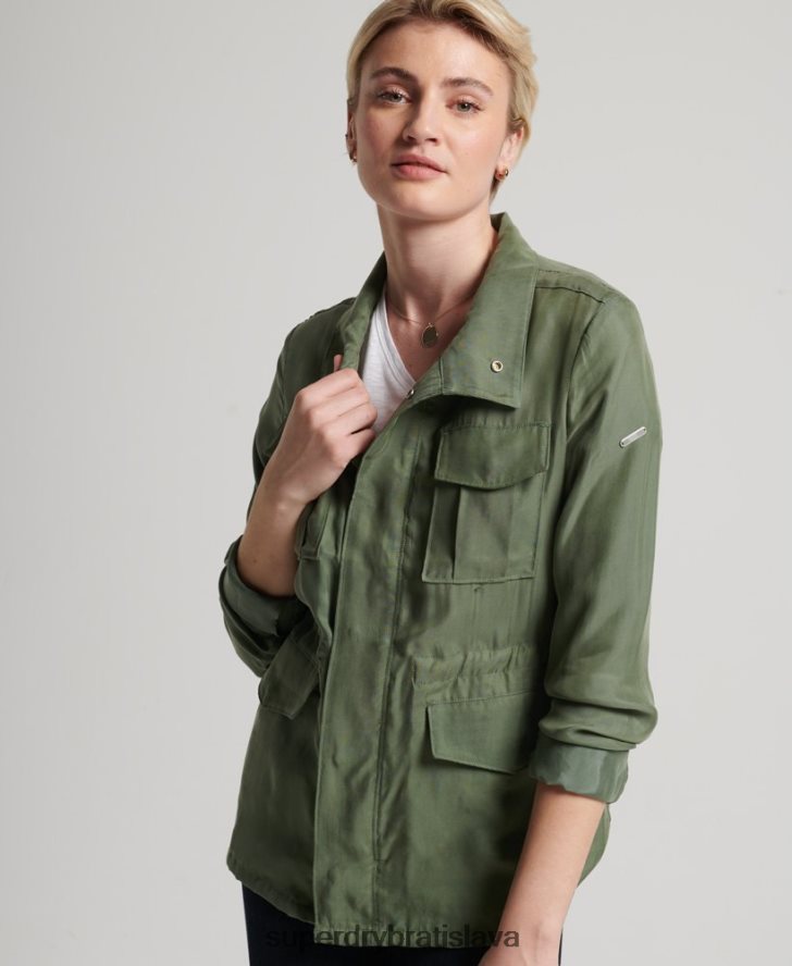 Superdry ženy bunda cupro m65 6B4ZTR3544 oblečenie zelená