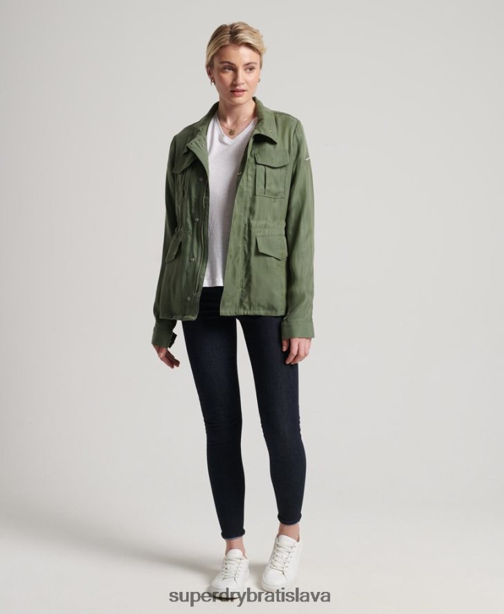 Superdry ženy bunda cupro m65 6B4ZTR3544 oblečenie zelená