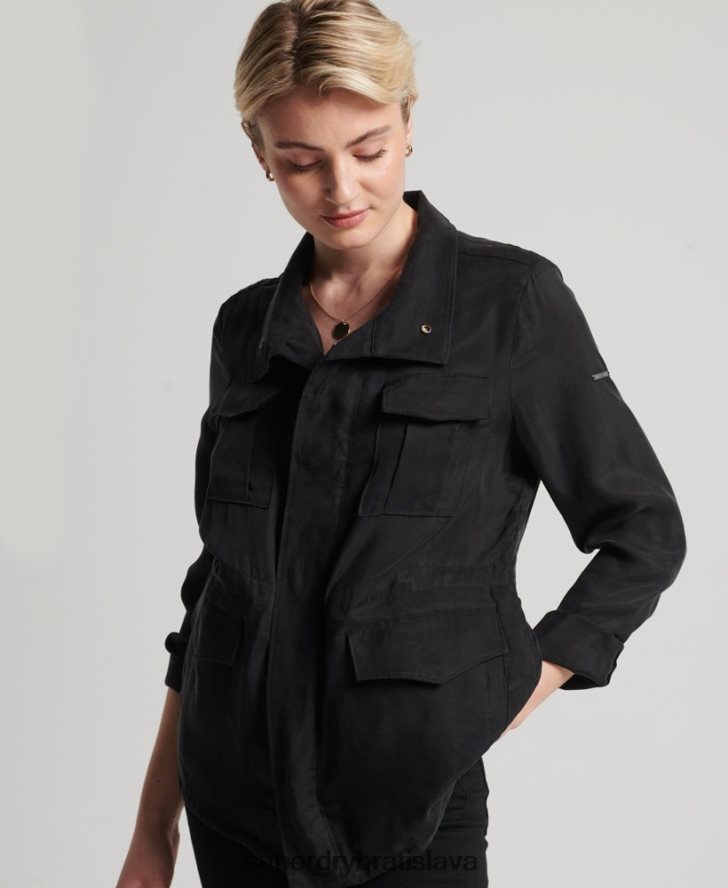 Superdry ženy bunda cupro m65 6B4ZTR3613 oblečenie čierna