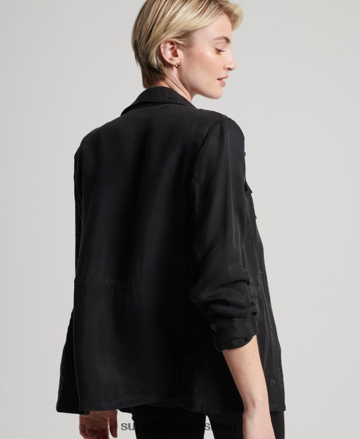 Superdry ženy bunda cupro m65 6B4ZTR3613 oblečenie čierna