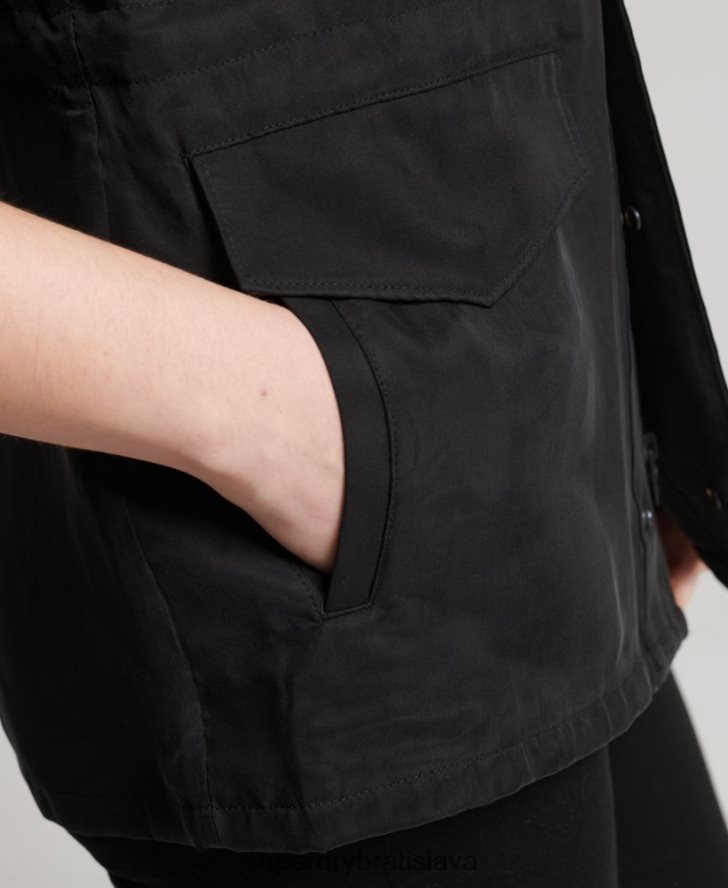 Superdry ženy bunda cupro m65 6B4ZTR3613 oblečenie čierna