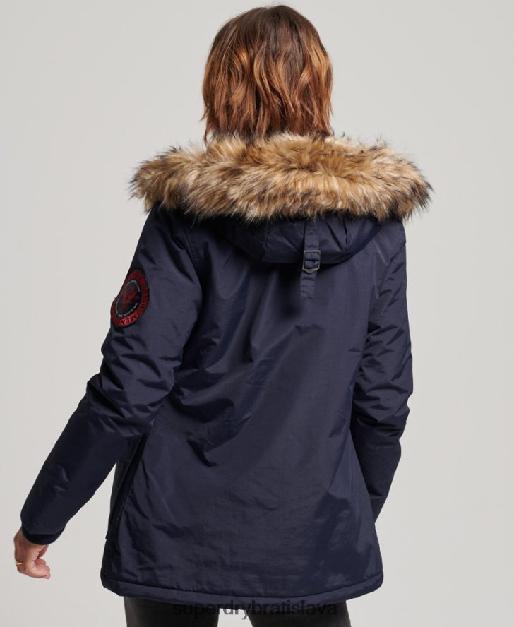 Superdry ženy bunda everest parka 6B4ZTR5570 oblečenie námorníctvo