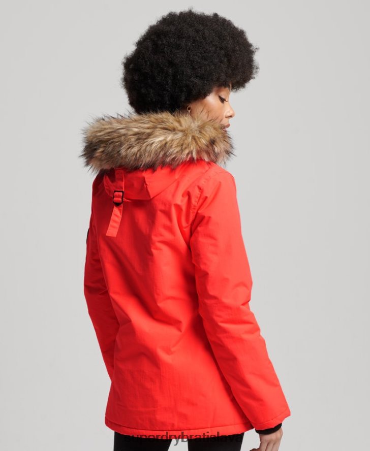 Superdry ženy bunda everest parka 6B4ZTR5648 oblečenie koralový