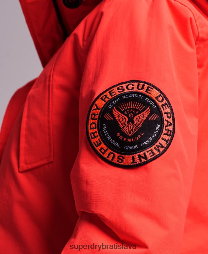 Superdry ženy bunda everest parka 6B4ZTR5648 oblečenie koralový